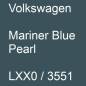 Preview: Volkswagen, Mariner Blue Pearl, LXX0 / 3551.